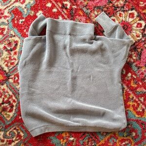 Blue Free People Turtleneck Sweater